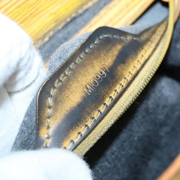 LOUIS VUITTON Epi Sac Plat Hand Bag Yellow - Picture 12 of 15